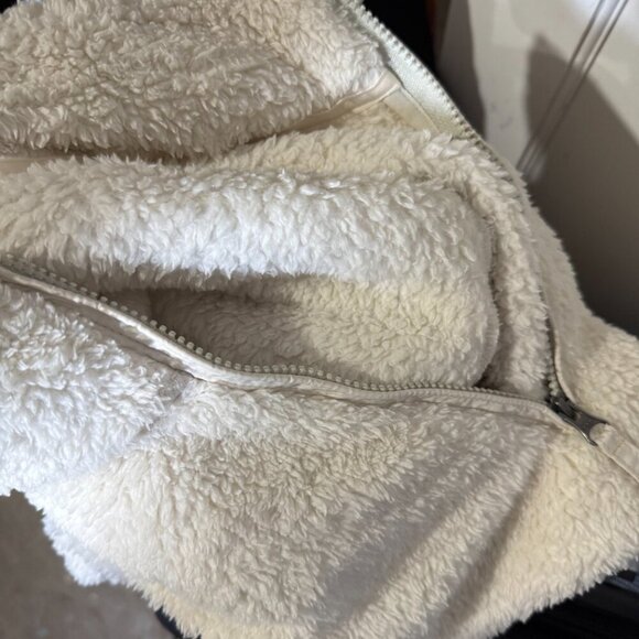 Patagonia Los Gatos Fleece Quarter Zip Pullover Sweater Sherpa Cream Size XS - Picture 10 of 10